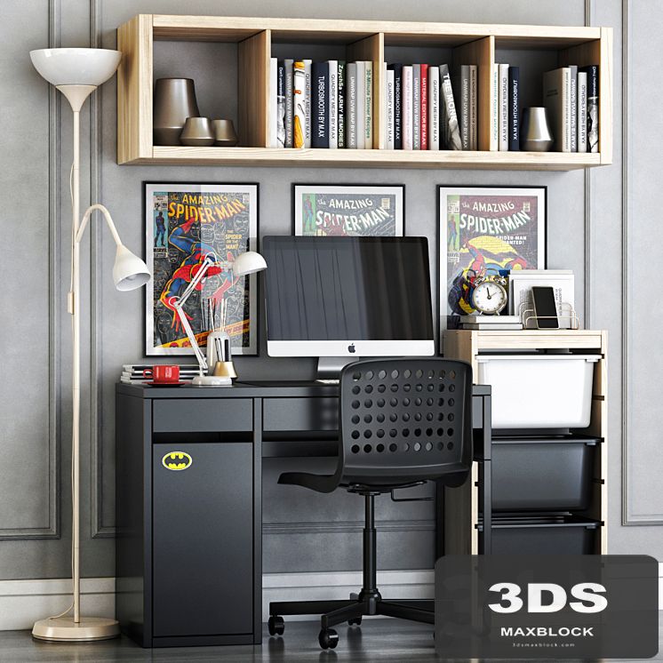 IKEA MICKE student workplace set