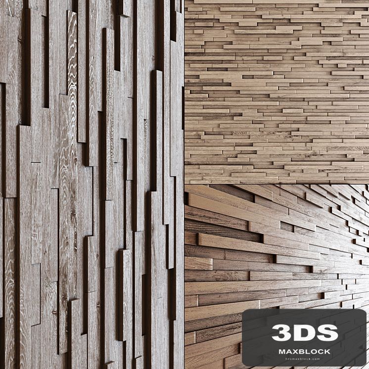 Wall wood long rail n1