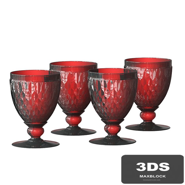 Villeroy boch red wine glass