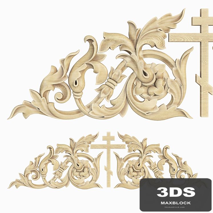 Decorative carved trim