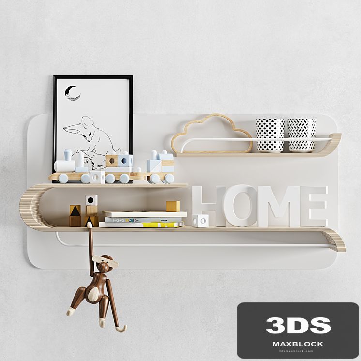 Toys and furniture set