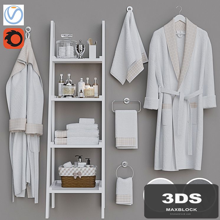 Decorative set for a bathroom 8