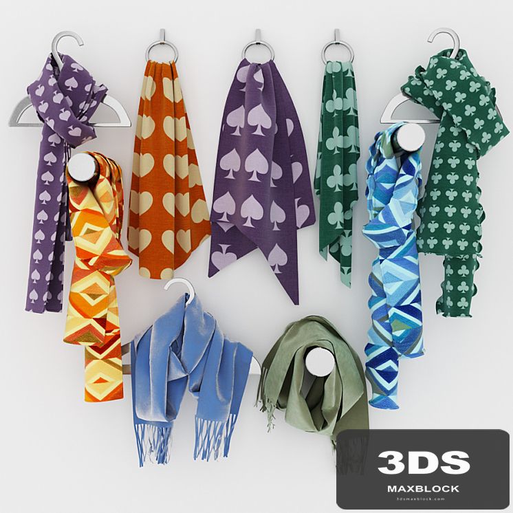 Set scarf hangers