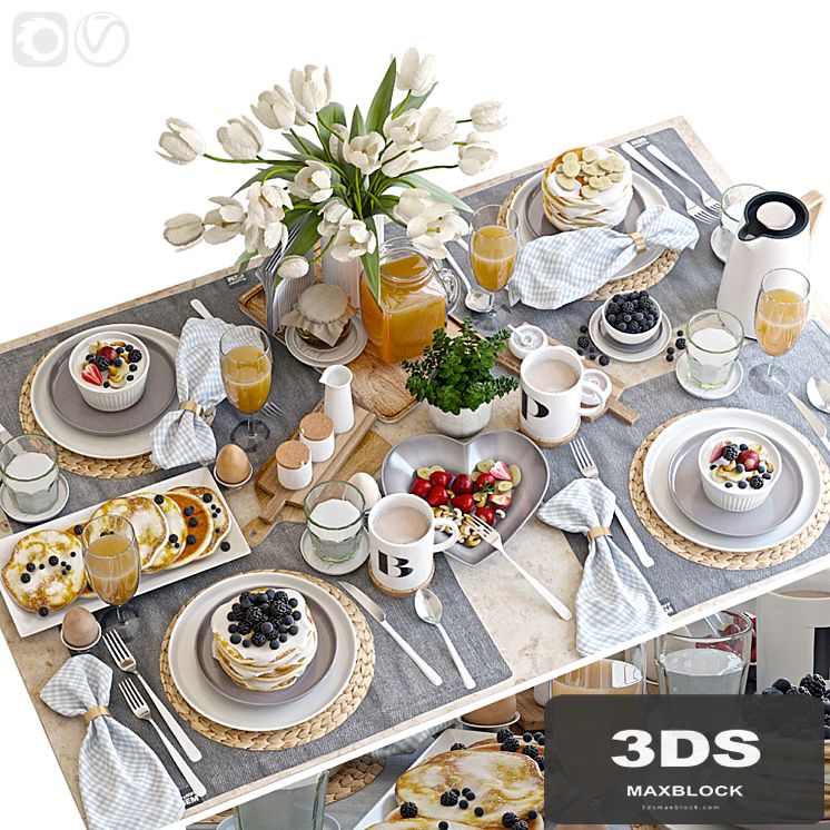 Table setting 38. Breakfast - 5