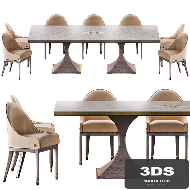CANNES Montenapoleone Chairs and ROYAL Montenapoleone Tables
