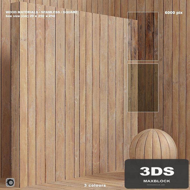 Wood / plank material (seamless) - set 91