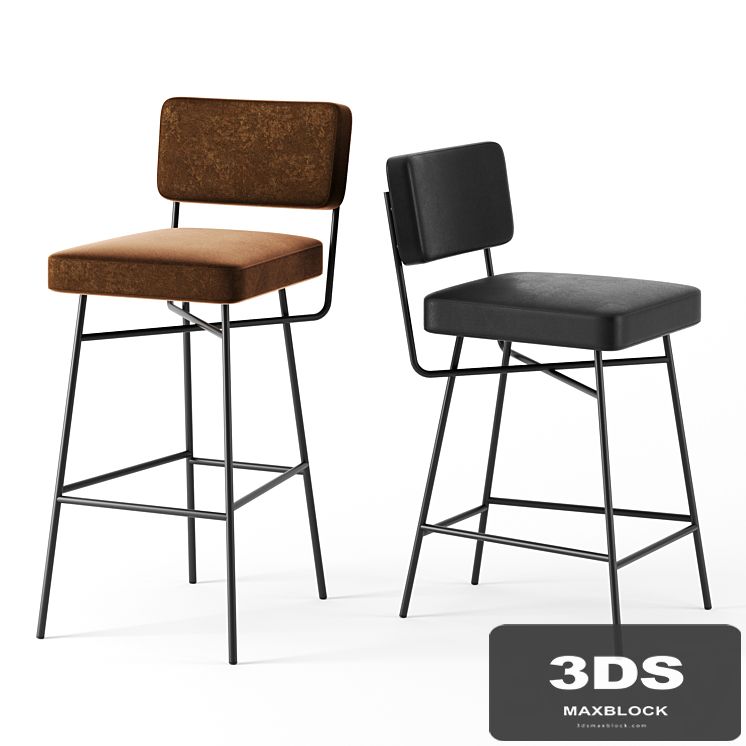 Orfeo Bar stools by Arflex