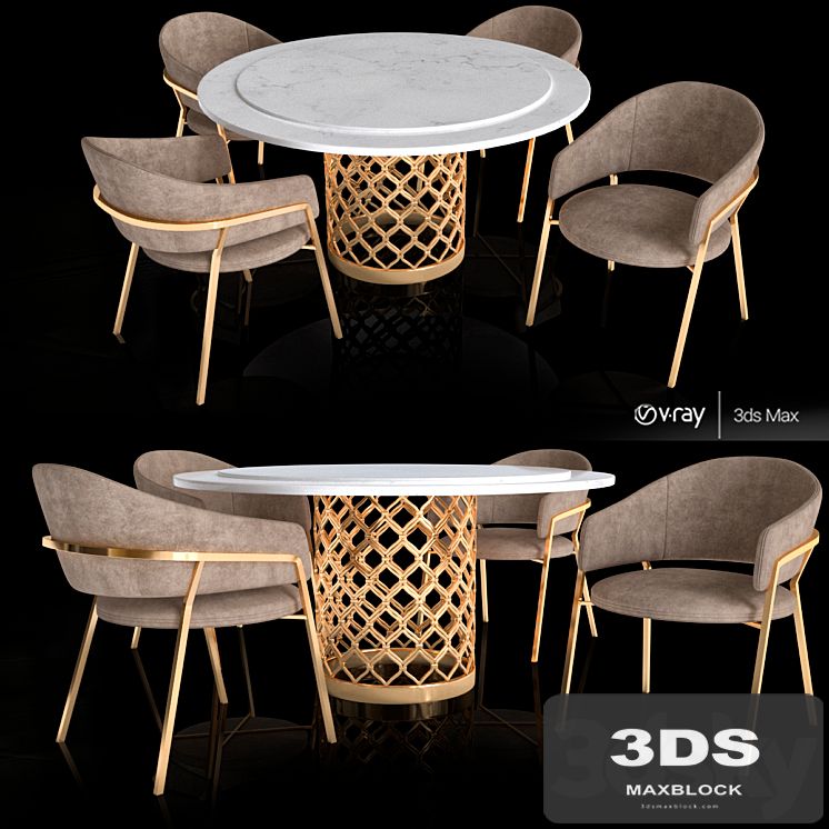 Table with chair