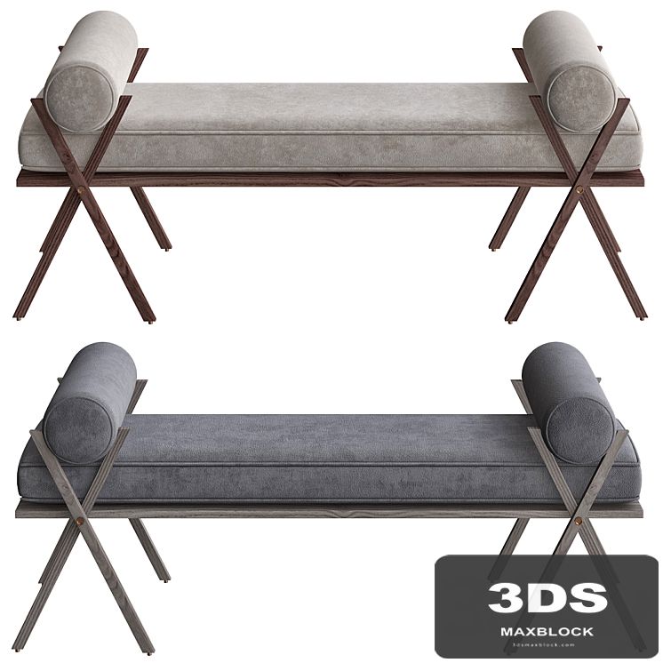 Mid Century Upholstery Bench