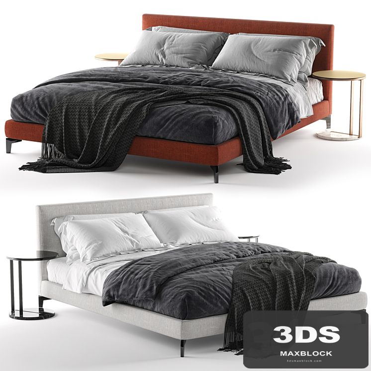 Bed Meridiani Stone Up