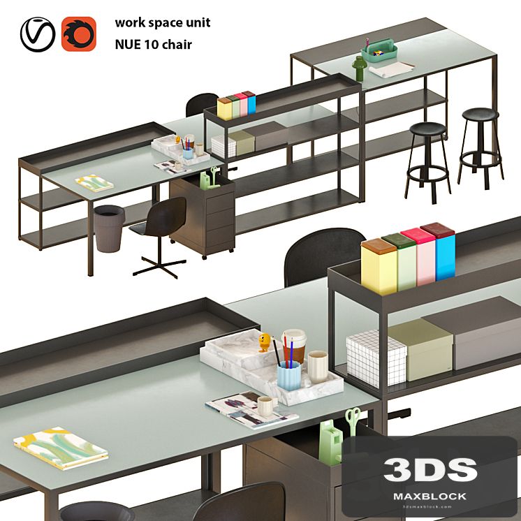 Hay Office Furnitures set 3