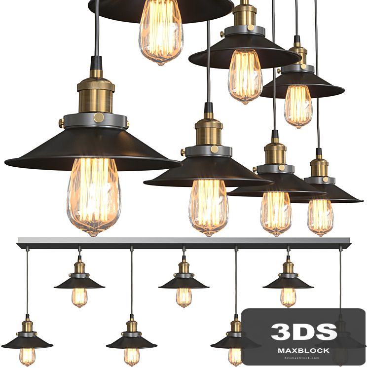 Loft Cone Pendant Line 7