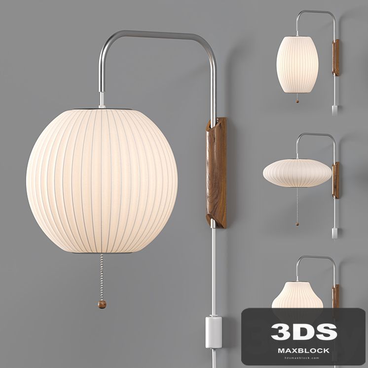 Nelson Bubble Wall Sconce Cabled Collection