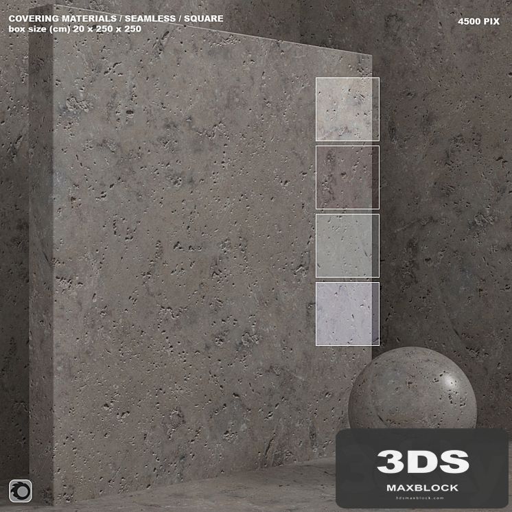 Material (seamless) - stone, concrete - set 144