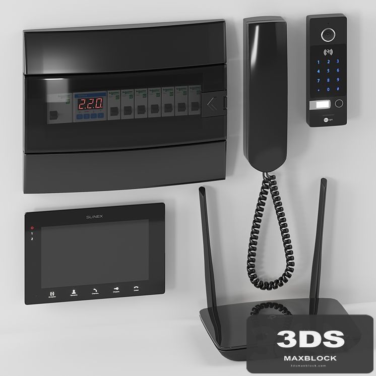A set of electrical equipment for the corridor