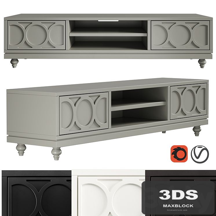 Dantone Home 2-drawer Austin TV Stand