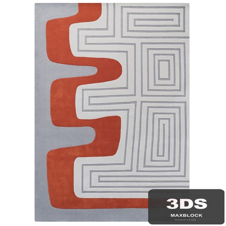 Meander Rug by Dare to Rug