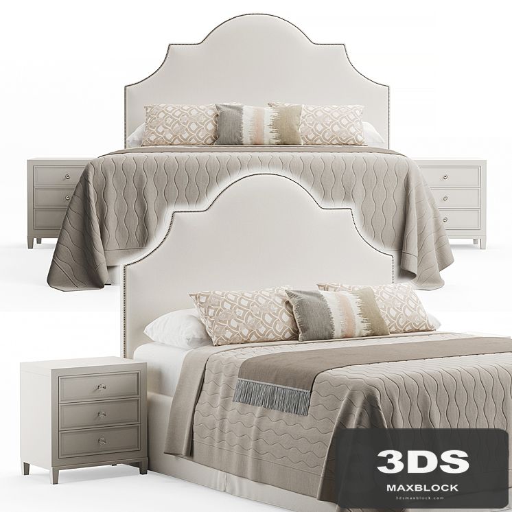 Rowe Bedroom King Headboard Bed