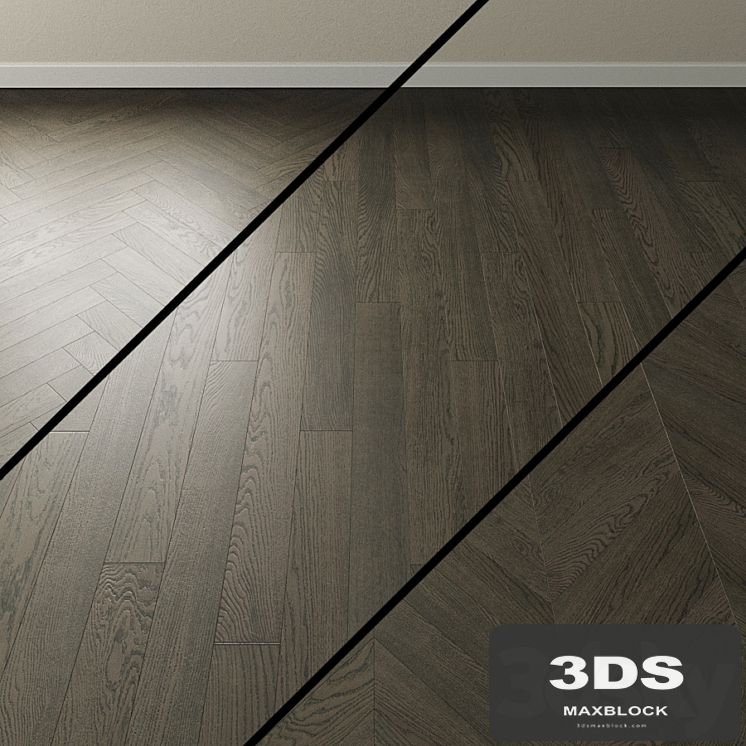 Parquet oak Coswick. Inspire NORTH SEA gray