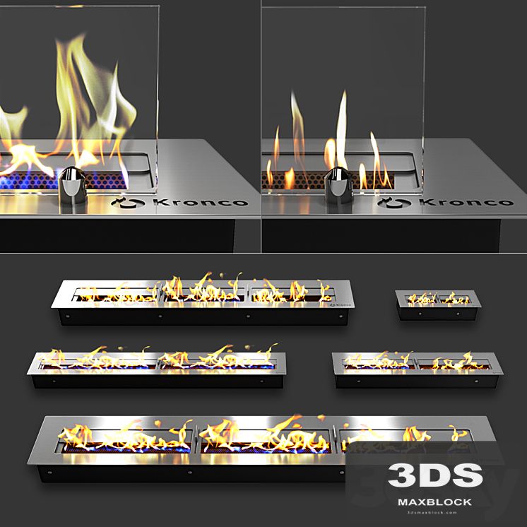 Blocks for biofireplaces