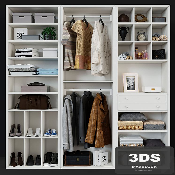 Cabinet CLASSIC MODULAR CLOSET SYSTEM RH