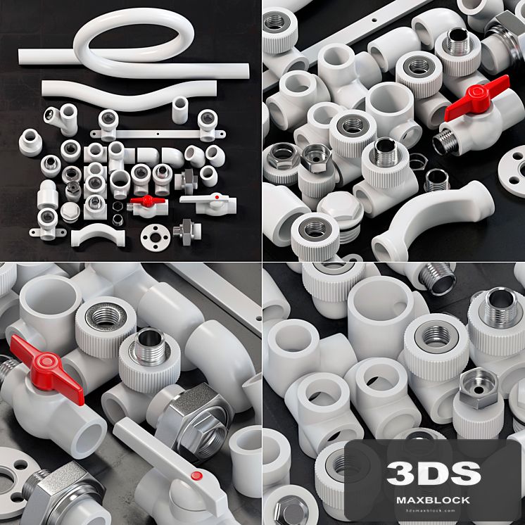 Fitingi plastic white / Plastic white fittings