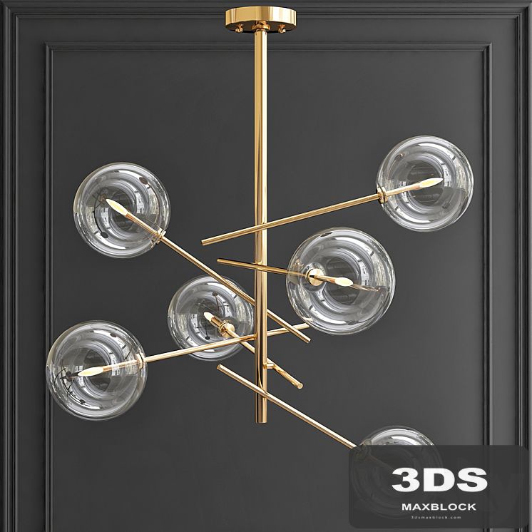 Chandelier Bolle hanging lamp Gallotti & radice