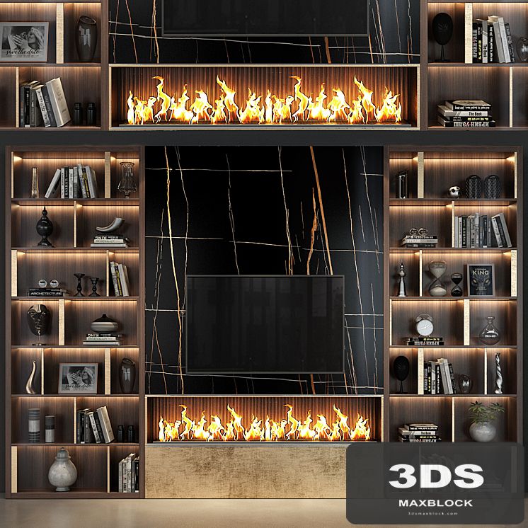 TV wall set 55