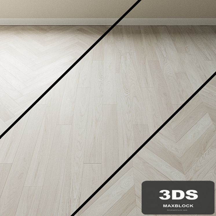 Parquet oak Coswick. Inspire Albatros Bleached