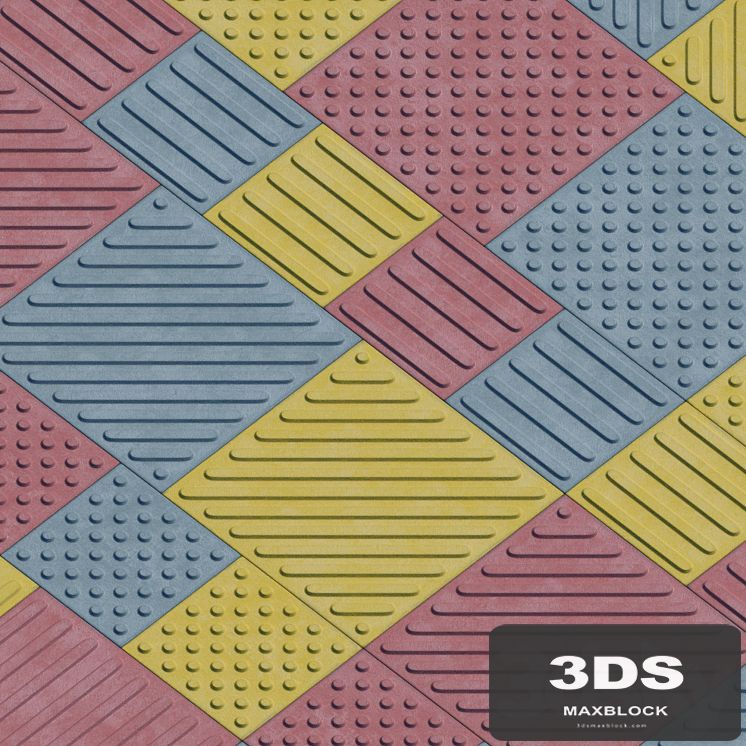 Tactile paving slabs for disabled