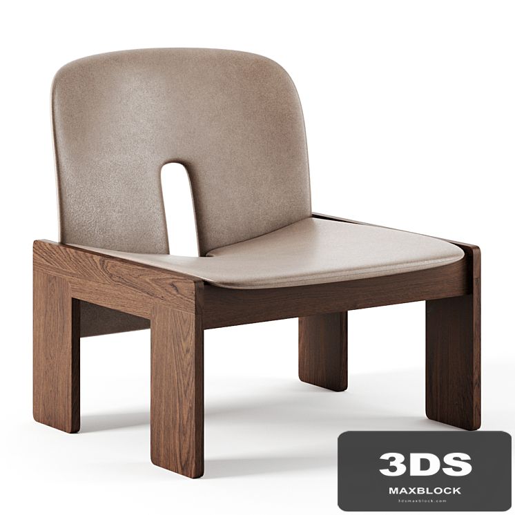 Model 925 Lounge Chairs by Afra and Tobia Scarpa