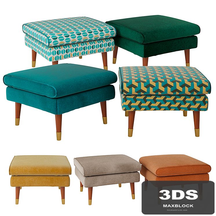 Puff in 7 collors La Redoute