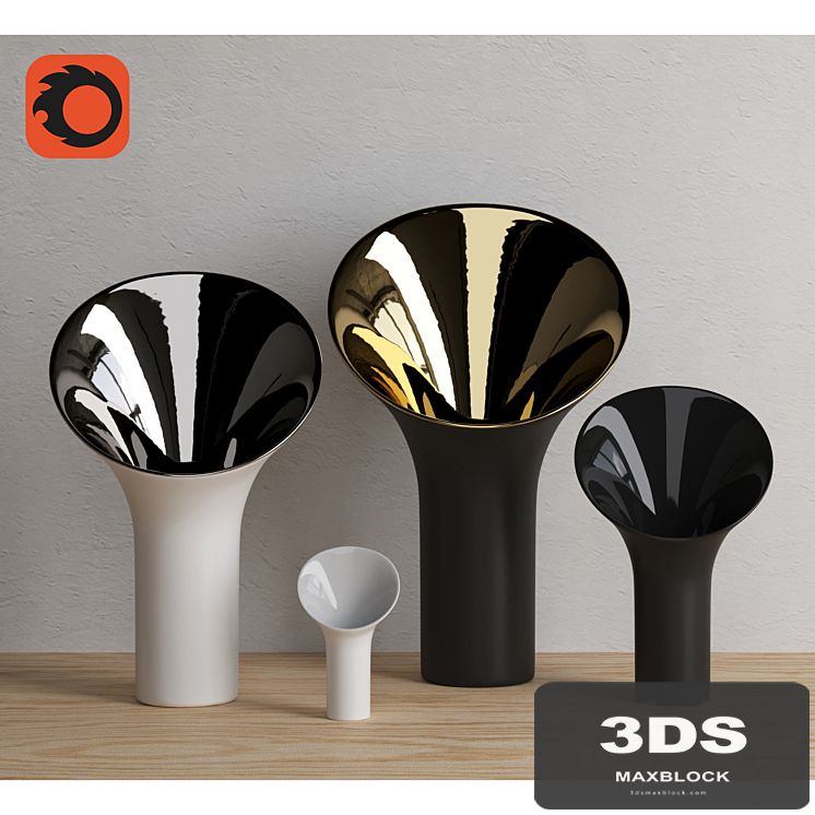 Porcelain vase set