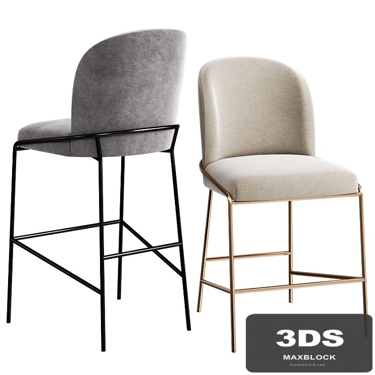West Elm Astrud Counter & Bar Stool