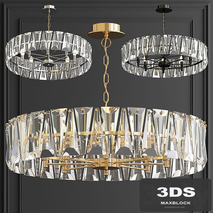Chandelier Ruby Crystal Chandelier Gold 75