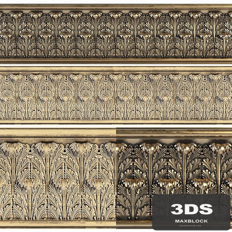 Cornice with leaves