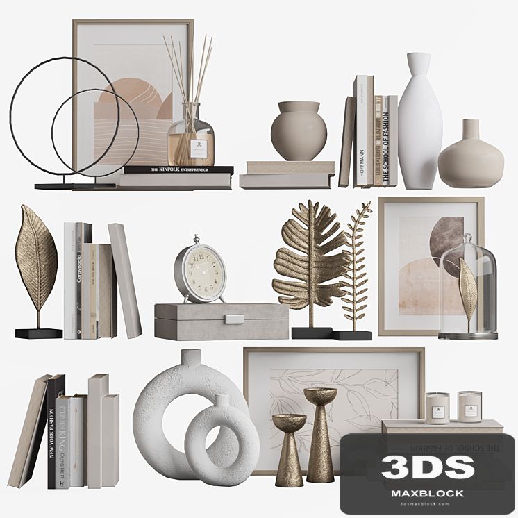 Decor shelf set