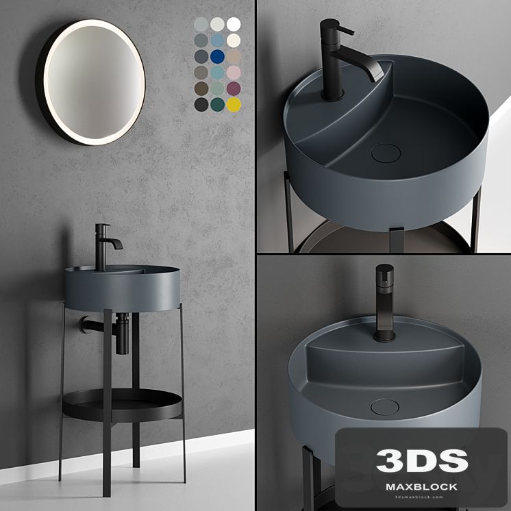 Nic Design Consolle Round Washbasin