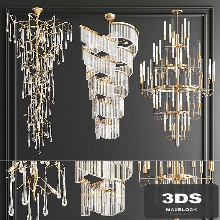 Big Chandeliers Collection - 3 type