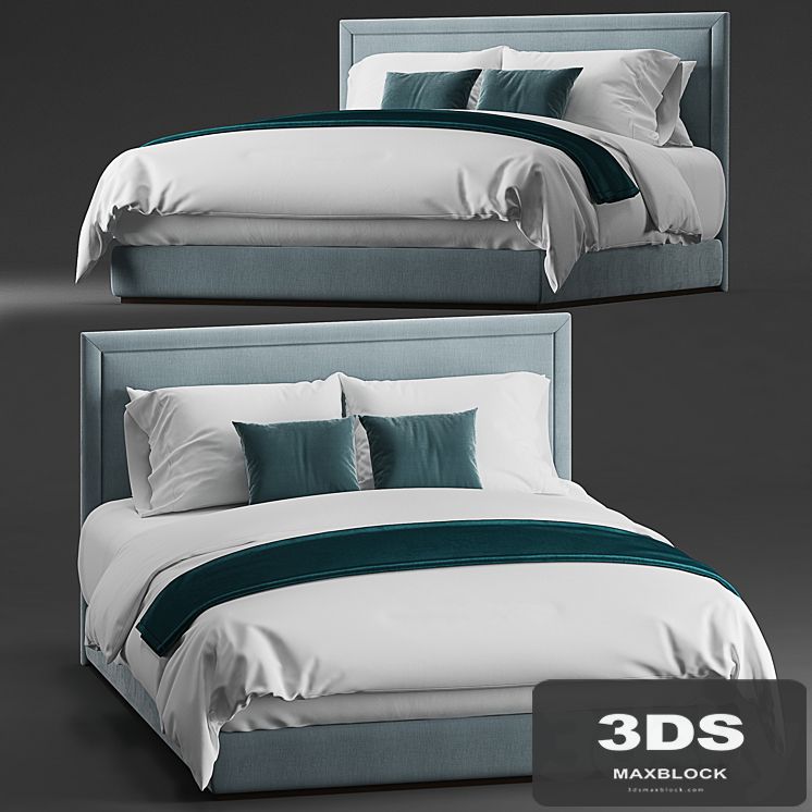 Simple bed for hotel guest room