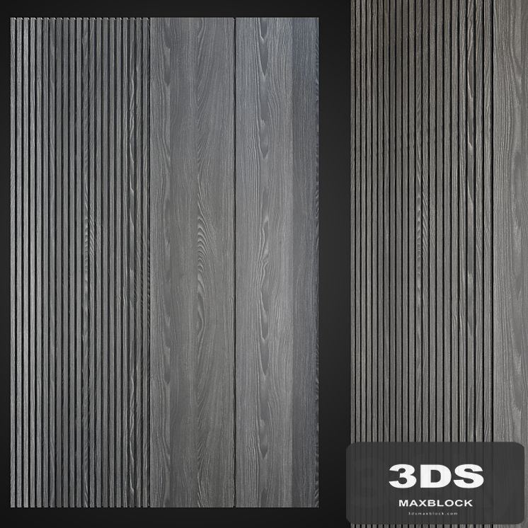Wood panel rail