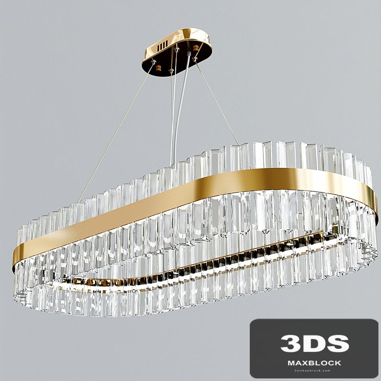 Pendant chandelier Cloyd 10612