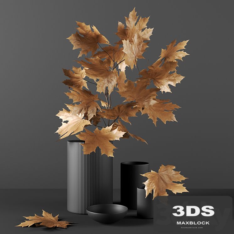 Decor set 9 with Maple Branch