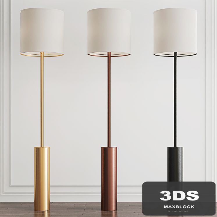 Tropical Floor Lamp by Currey & Company