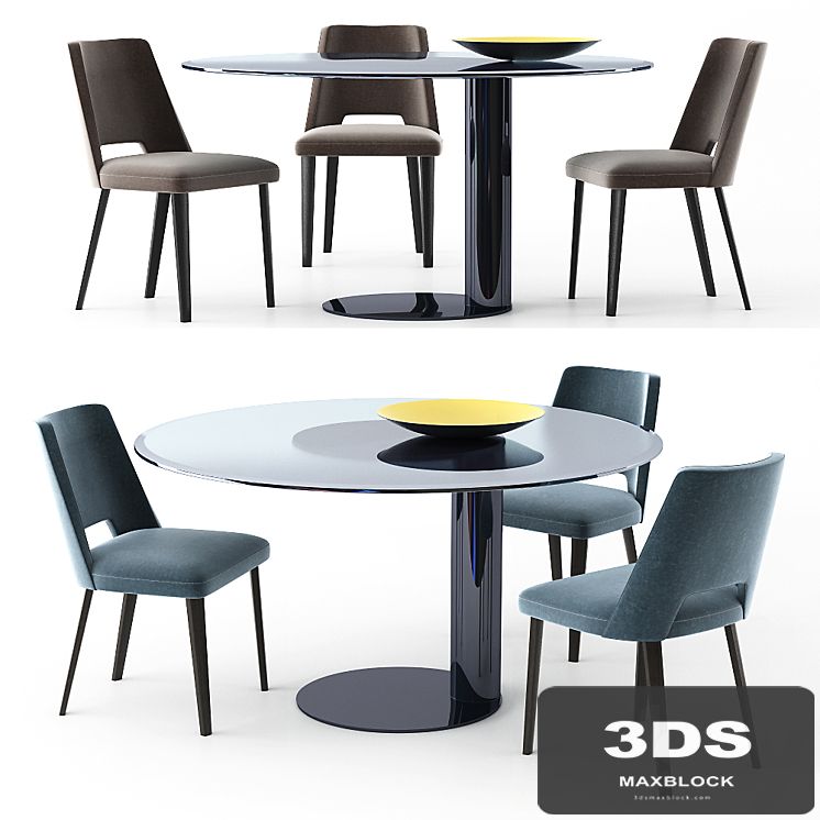 Gallotti&Radice table and chair Oto Thea