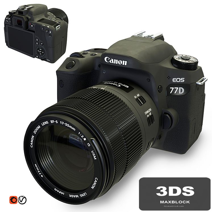Canon EOS 77D SLR Camera