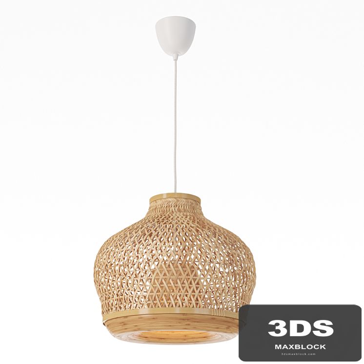 IKEA MISTERGULT Pendant lamp made of bamboo