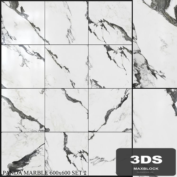 Yurtbay Seramik Panda Marble 600x600 Set 2