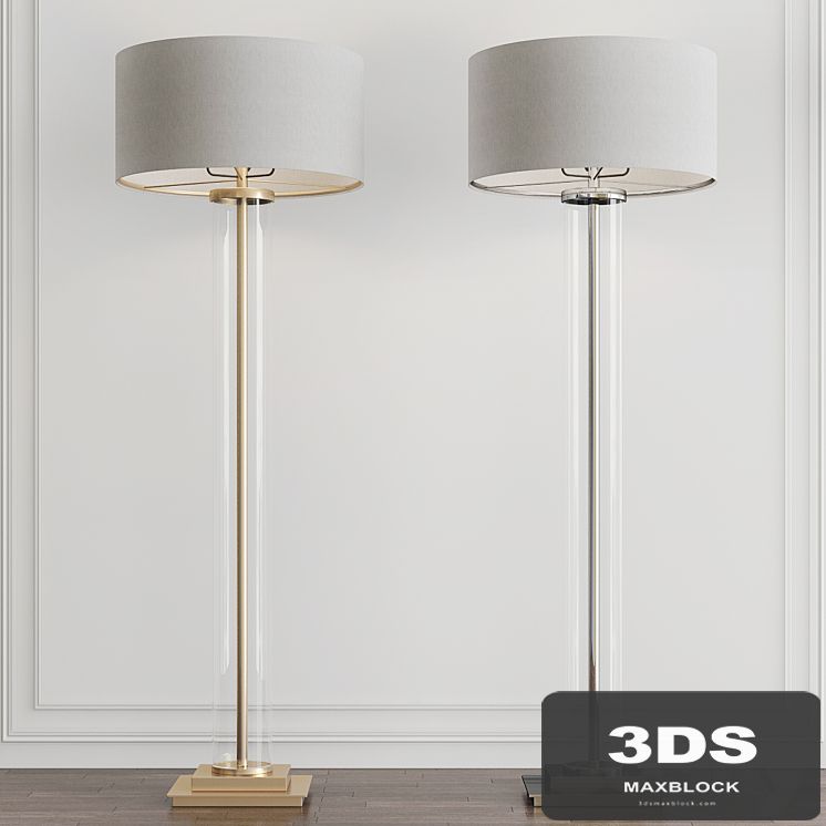 Monette Tall Cylinder Floor Lamp by Uttermost