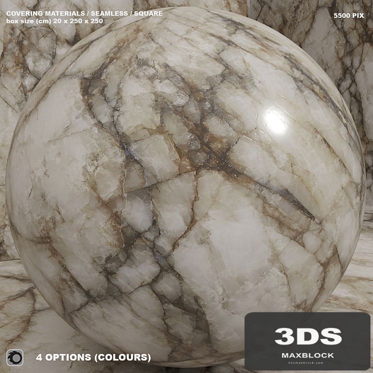 Material (seamless) - stone marble - set 147